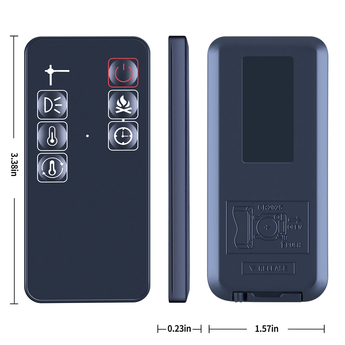 Remote Control For Focal Point Pasadena Electric Fire EF11-35 EF11-36 F930310