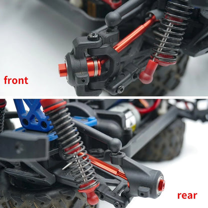 RC Aluminum Front Rear Driveshaft Assembly for Tra-xxas LaTrax 1/18 Teton Red