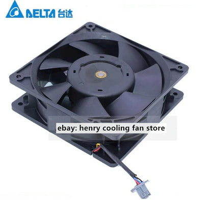 For Delta PFC1212DE DC 12V 4.80A 120*120*38mm 253CFM 4pin Server cooling fan