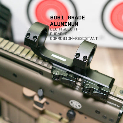 Monstrum Hypergrip Slim QD Scope Mount with Quick Detach | 30 mm Diameter