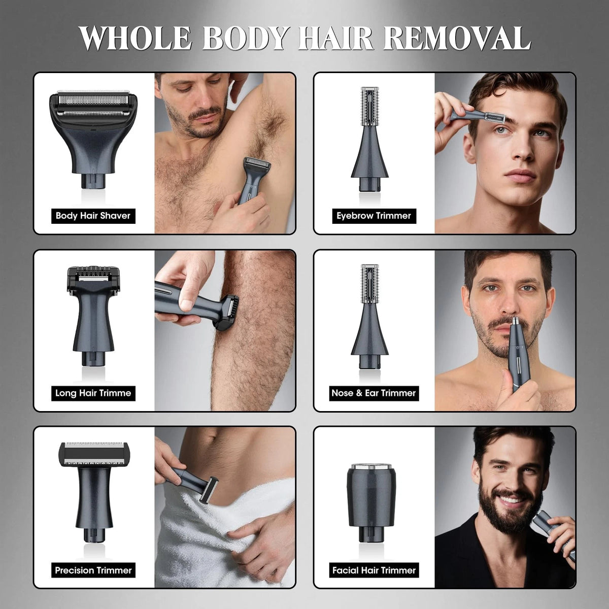 Manscape Ball Trimmer for Men,Body& Pubic Hair and Groin Black