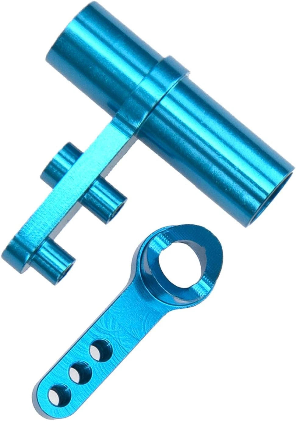 Aluminum Steering Servo Saver Complete Ackerman Plate Upgrade Parts Blue