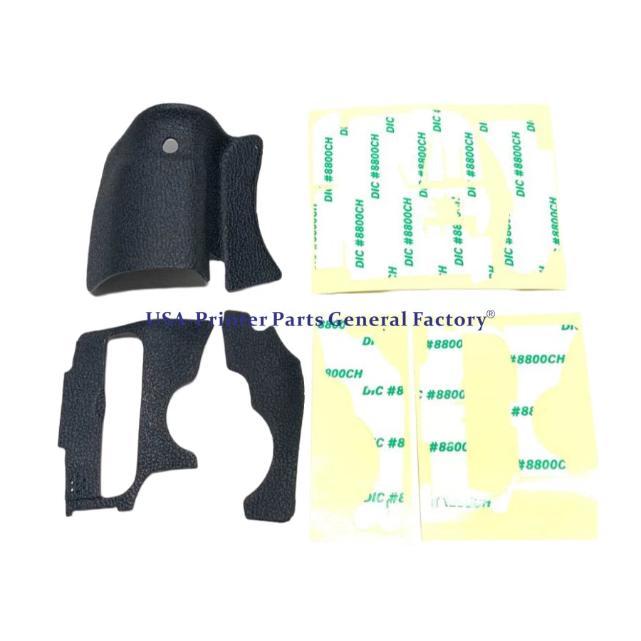 A set of 3 PCS Compatible For Canon 60D Grip Thumb Rear Rubber Cover Body + tape