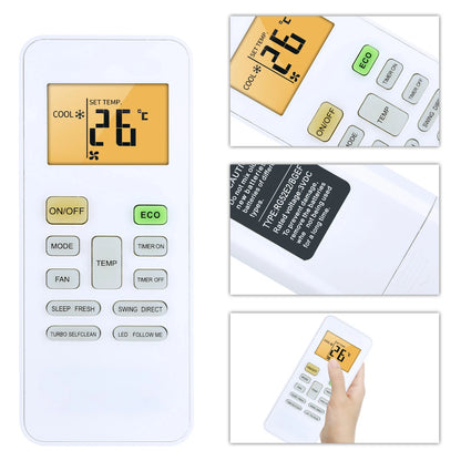 Remote Control For Midea/Blue Star Air Aonditioner RG52E2/BGEF RG52A4/BGEF