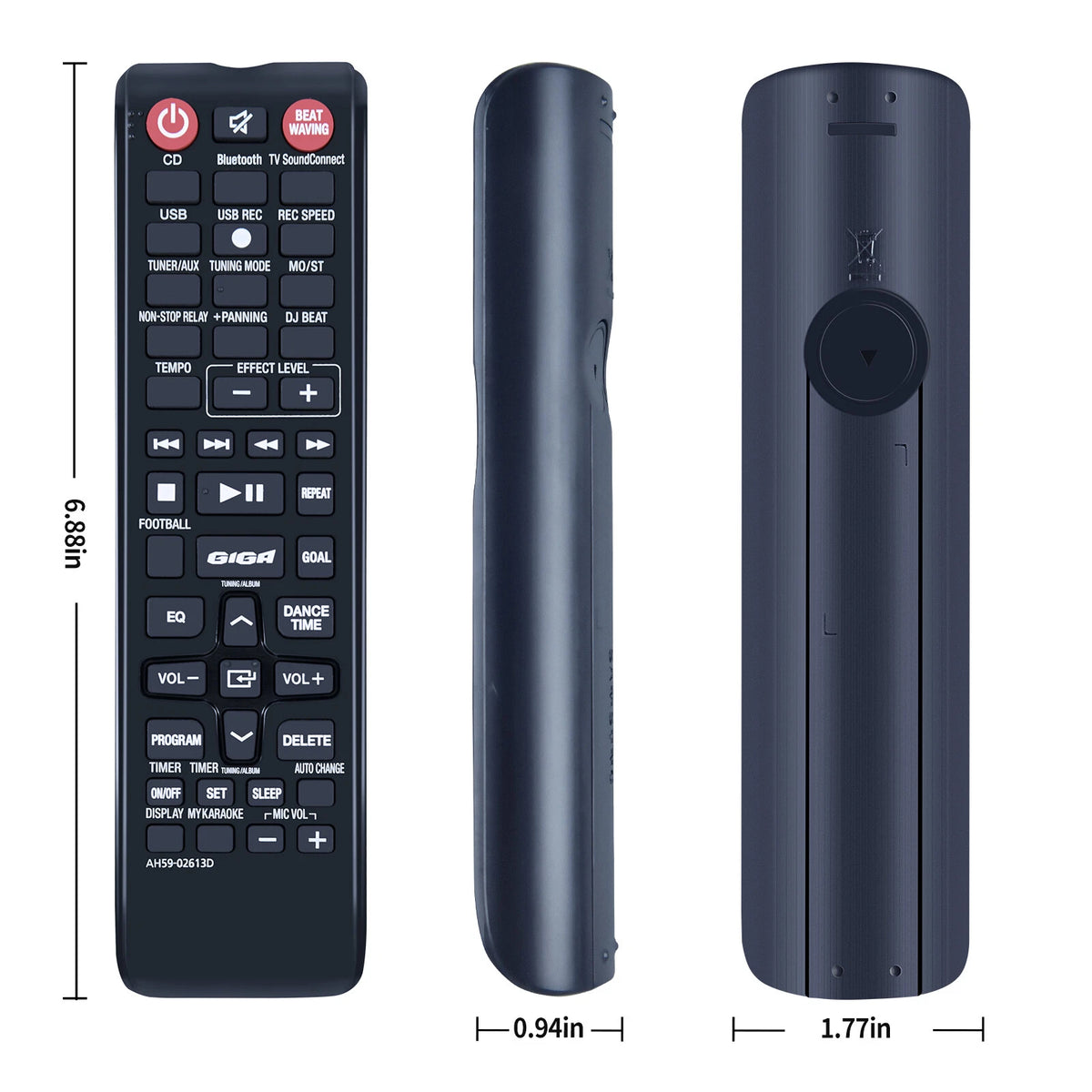 AH59-02613D For Samsung Giga Sound System Remote Control MX-HS8500 MX-HS9000