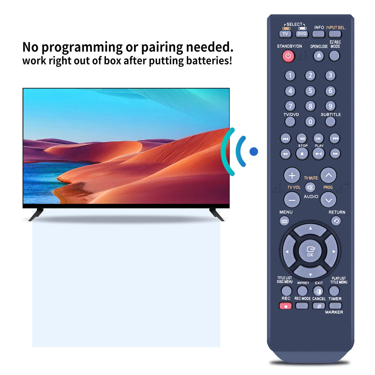 00061A Remote Control For Samsung DVD-R149 DVD-R150 DVD-R155 DVD Recorder