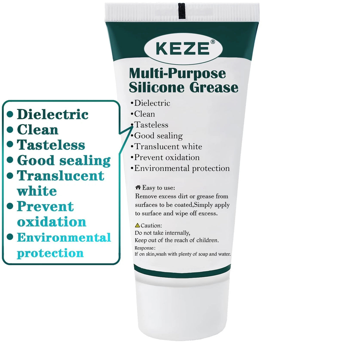 KEZE Silicone Grease Waterproof Food Grade 3 Pack (1oz),
