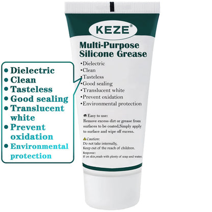KEZE Silicone Grease Waterproof Food Grade 3 Pack (1oz),