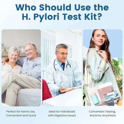 H Pylori Test Kit – 2 PCS H. Test, H-Pylori Stool (Antigen) Self-Test...