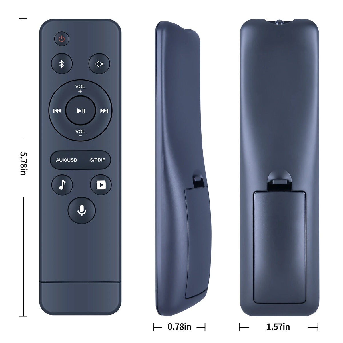 Remote Control For Promethean ASB-40-2 Bluetooth TV Soundbar System Speaker