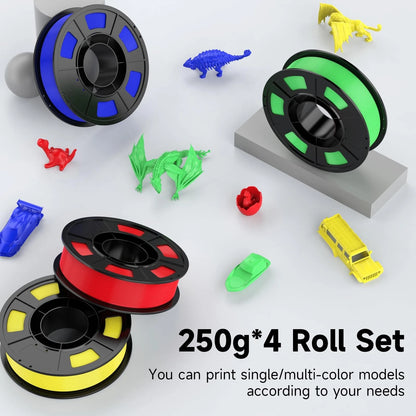 PLA Filament 1.75mm Bundle, WEEDO 3D Printer Filament, 1.75mm, Multicolor1