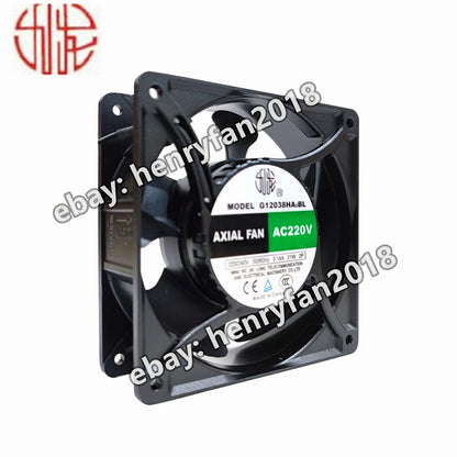 1PCS G12038HA2BL Axial Fan 220/240VAC 0.14A 21W 120*120*38MM 2-Wire Cooling Fan