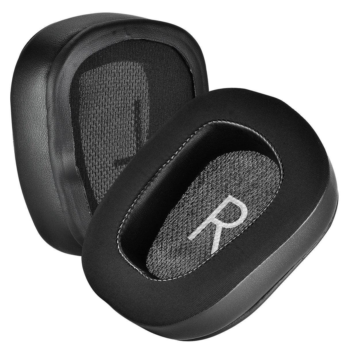 2Pcs L+R Protein Leather Headphone Earpads Cushion Cover For Logitech G35 G930