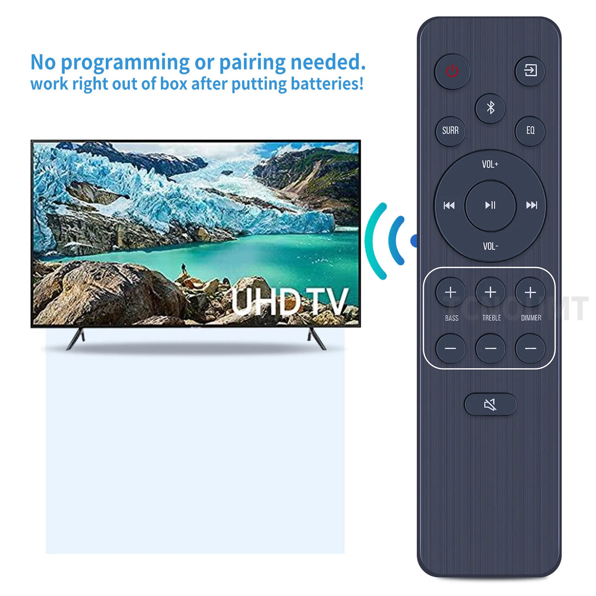 EN212FD1H Replacement Remote Control For Hisense 2.1 CH Soundbar HS212F HS219
