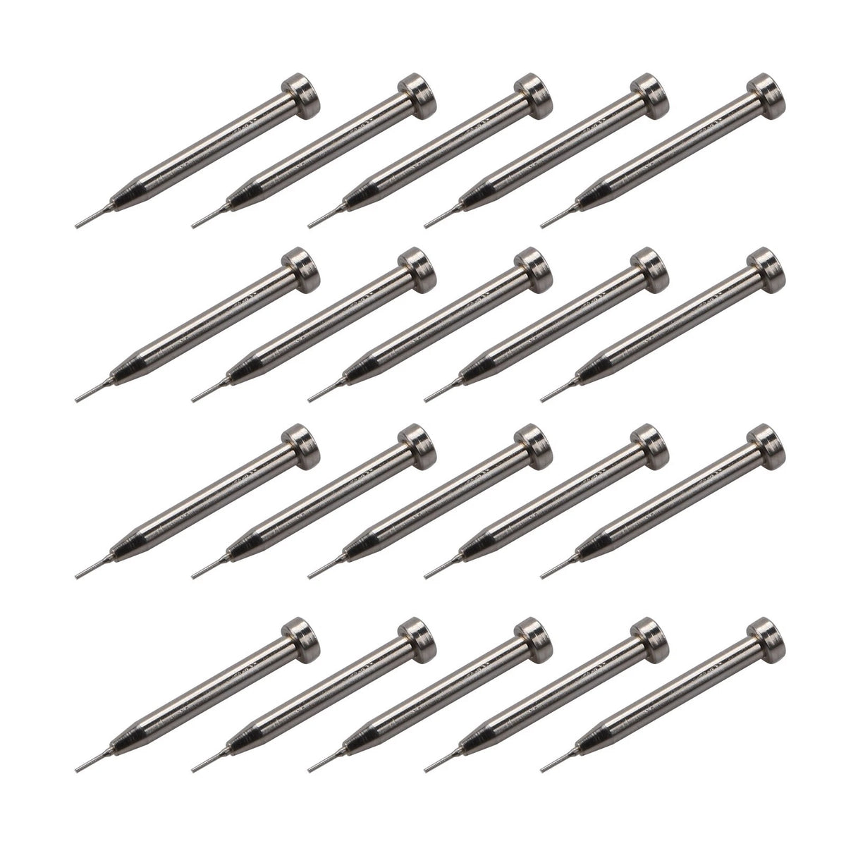 20Pcs 0.8mm Metal Tip Watch Band Strap Bracelet Link Pin Remover Repair Tool