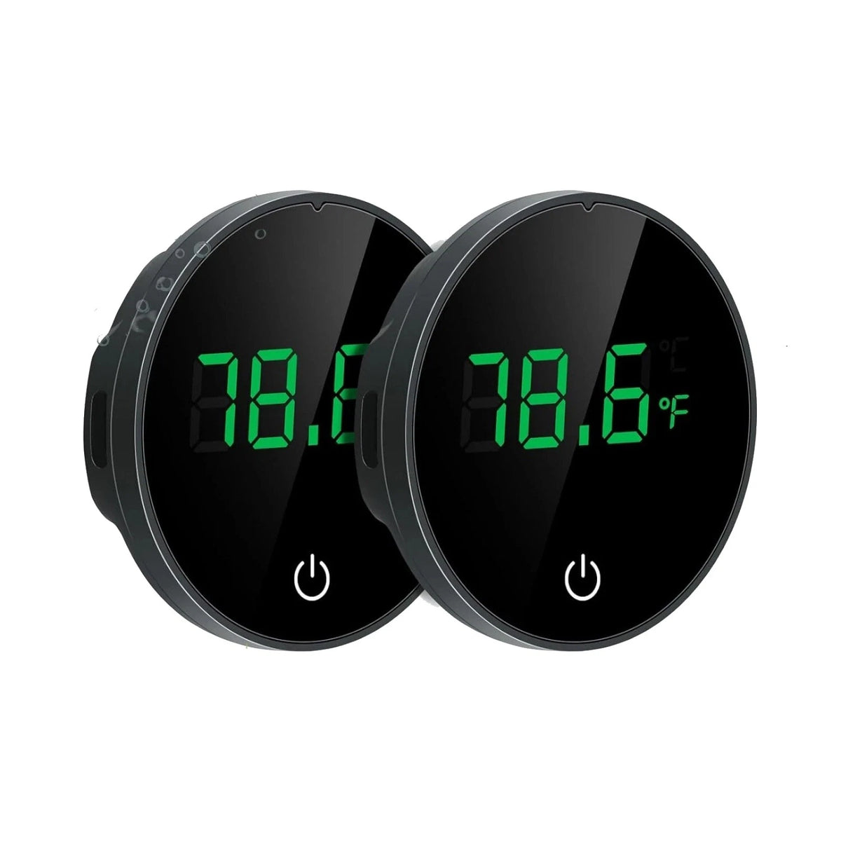 Wireless Digital Thermometer 2pcs LCD Aquarium Fish Tank Temperature Gauge