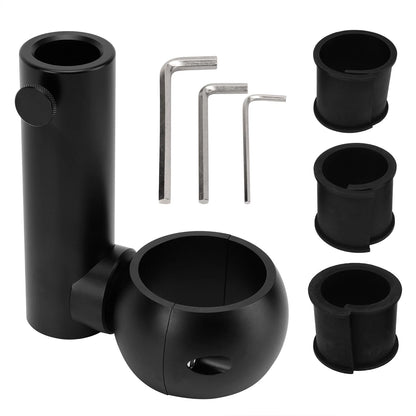 Wakeboard Tower Flag Holder Kit without Drilling 360 Degree Adjustable Black