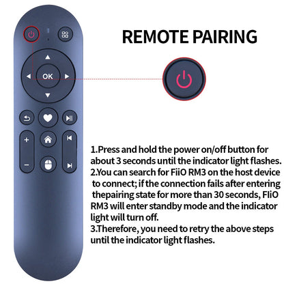 For FiiO Bluetooth Remote Control RM3 Fiio R9 R7 M11Plus M15S M11S M17