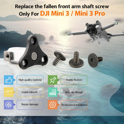 Front Arm Axis Replacement for DJI Mini 3 Shaft Screws Arm...