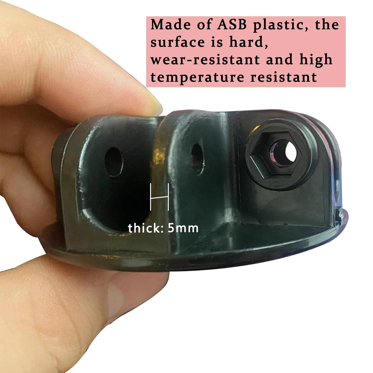 4-Way Roof Centre Bracket Connector Canopy Tent Replacement 7*3cm, Black
