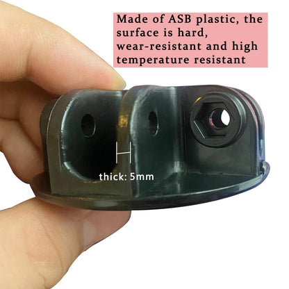 4-Way Roof Centre Bracket Connector Canopy Tent Replacement 7*3cm, Black