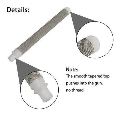 YESHINDA 0089958 0154842 Airless Spray Gun Filter 50 Mesh Compatible White
