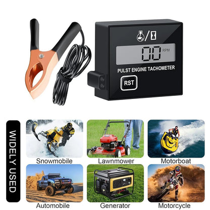 30000RPM   2 & 4 Stroke Tachometer Gauge For Small Engine Tachometer