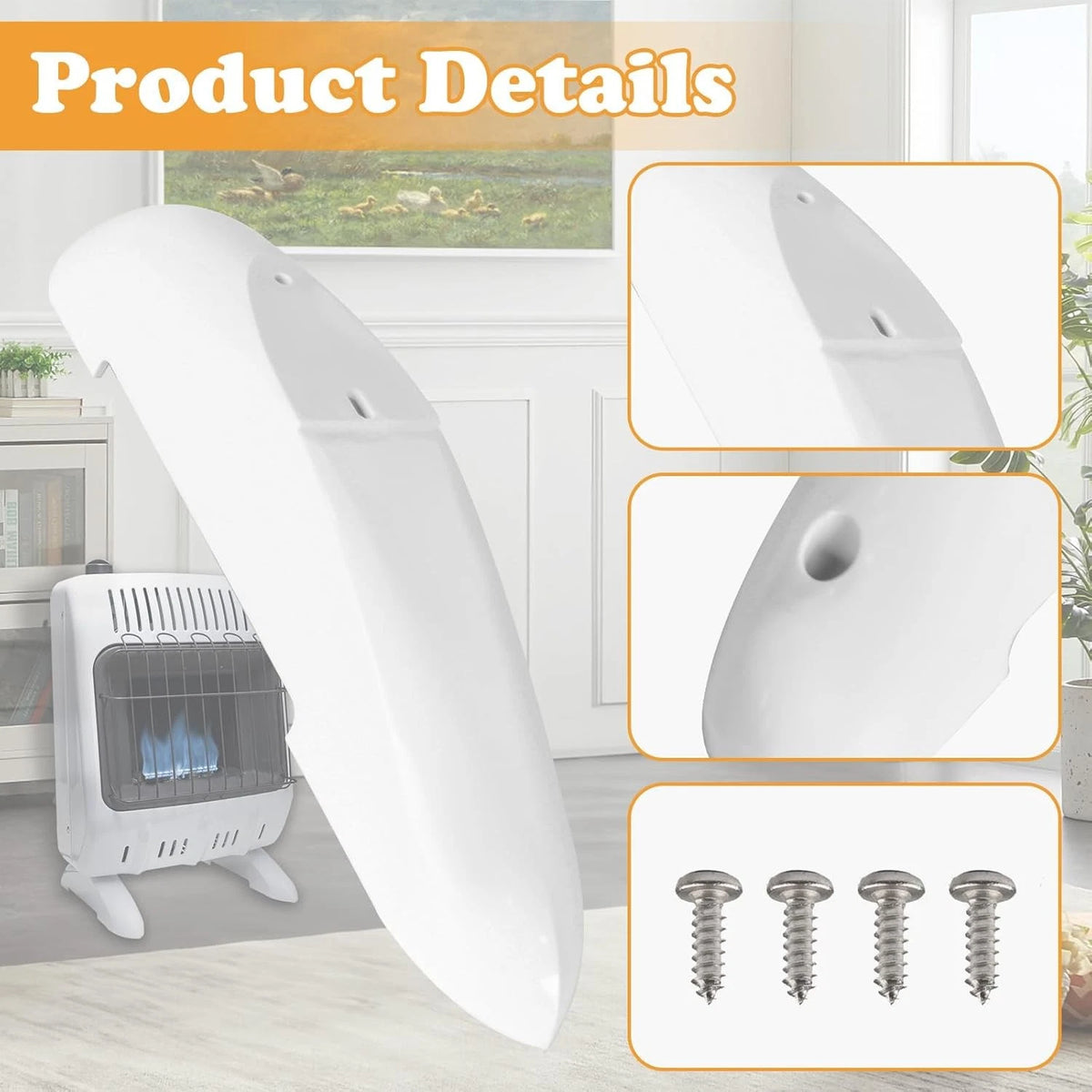 Earthtec Wall Heater Base Legs Mounting Kit Replacement for Mr. Heaters NO