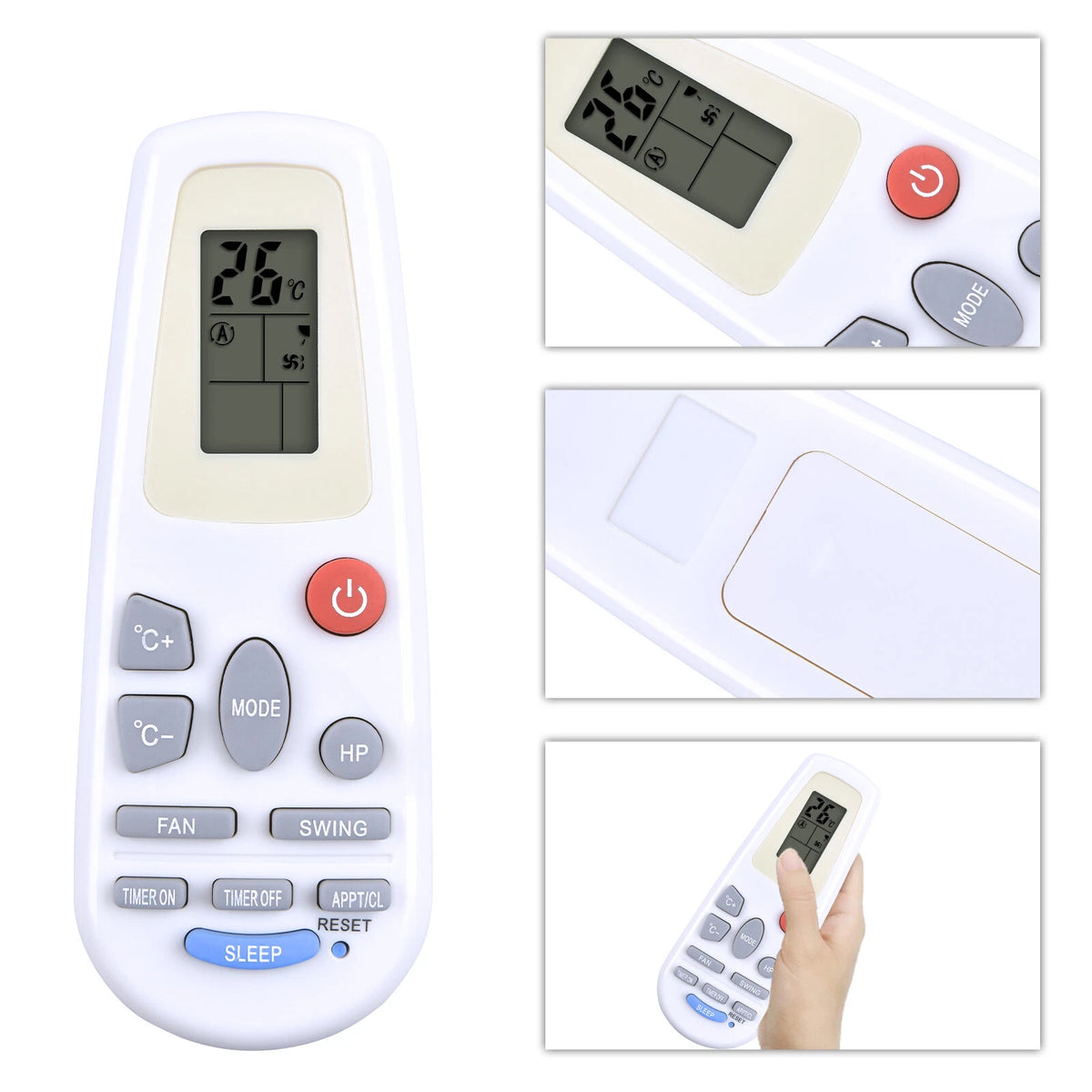 Remote Control For Hisense Air Conditioner RCH-5028NA RCH-3218 RCH-2302NA