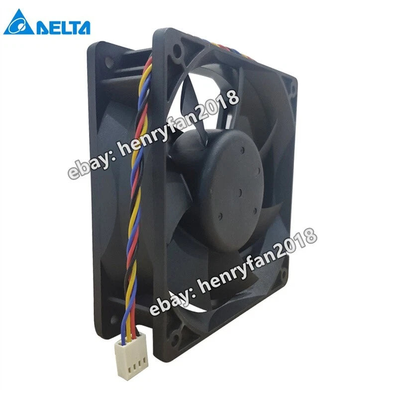 Delta Fan AFB1212SHE DC 12V 1.6A 120*120*38MM 4-Pin Server Case Cooling Fan