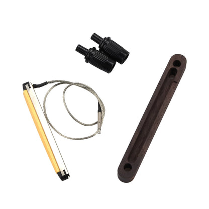 Replacement Bridge with Pickup for 6 String Acoustic Bass Saddle Transducer