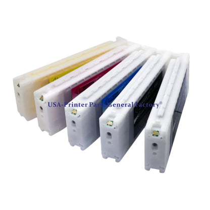 2 cyan 2 magenta 1 yellwo 2 MK Ink Cartriges compatible For Epson T3000 T5000