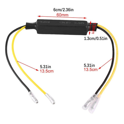 4x LED Load Resister Decoder 21W Motorcycle Turn Signal Indicator Light LED Load