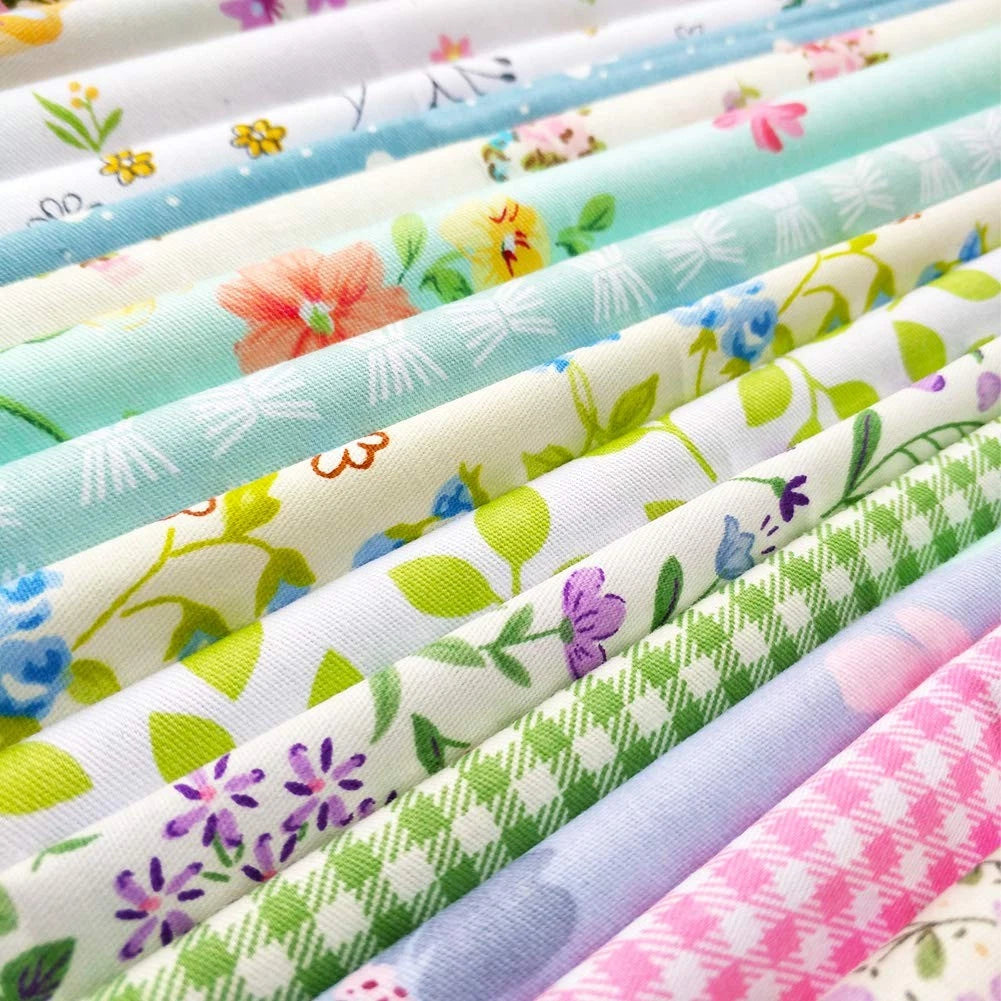 flic-flac 25pcs 12 x 12 inches (30cmx30cm) Cotton Fabric Squares