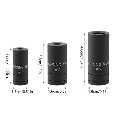 Black Coated Tap Socket Set 70500 8PCS for 1/4 Inch and 3/8 Inch Drive Sizes