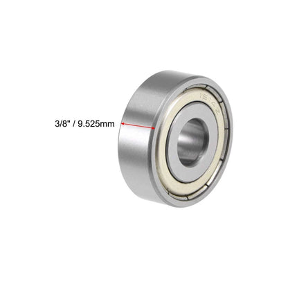 uxcell 1614ZZ Deep Groove Ball Bearing 3/8"x1-1/8"x3/8"