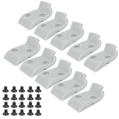 10x Leverless Mount Head Inserts Kit for CORGHI, Hunter TCX Tire Changer Gray