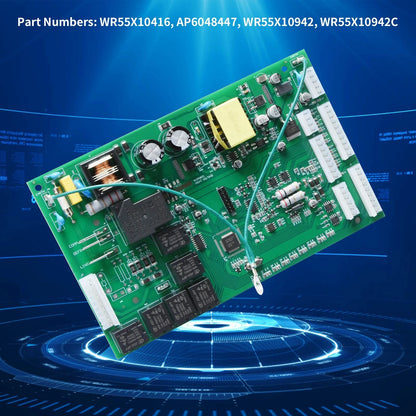 Refrigerator Main Control Board for GE WR55X10416 AP6048447 WR55X10942 Fix PCB