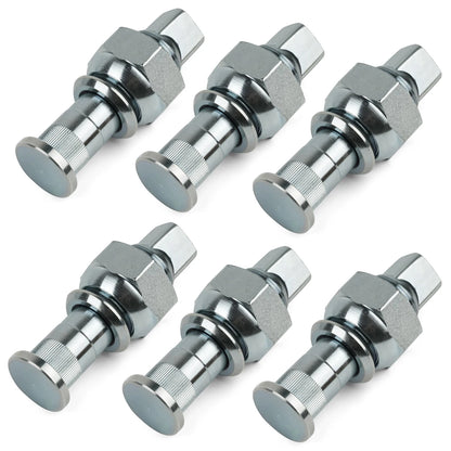 QTY 6-Wheel Nuts & Stud Kit Rear (LH) for ISUZU NPR NPR-HD NQR NRR 8-97147-614-2