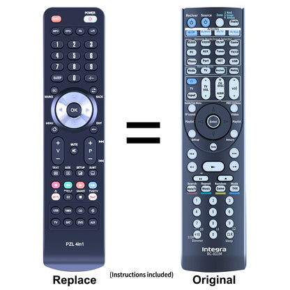 RC-811M Remote Control For Integra Audio Video Network Receiver DHC 80.3