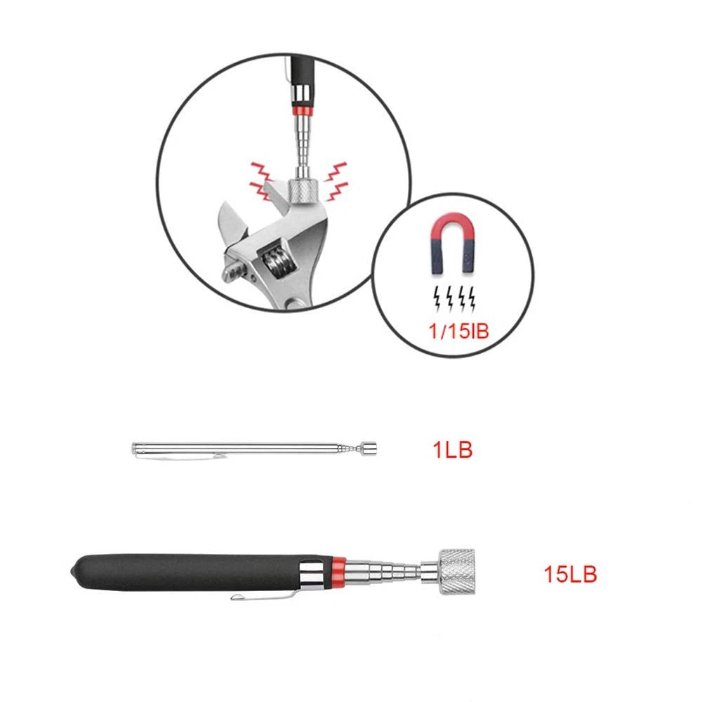 3 Pack Telescoping Magnet Pick-up Tool Set - Retrieving Magnet...