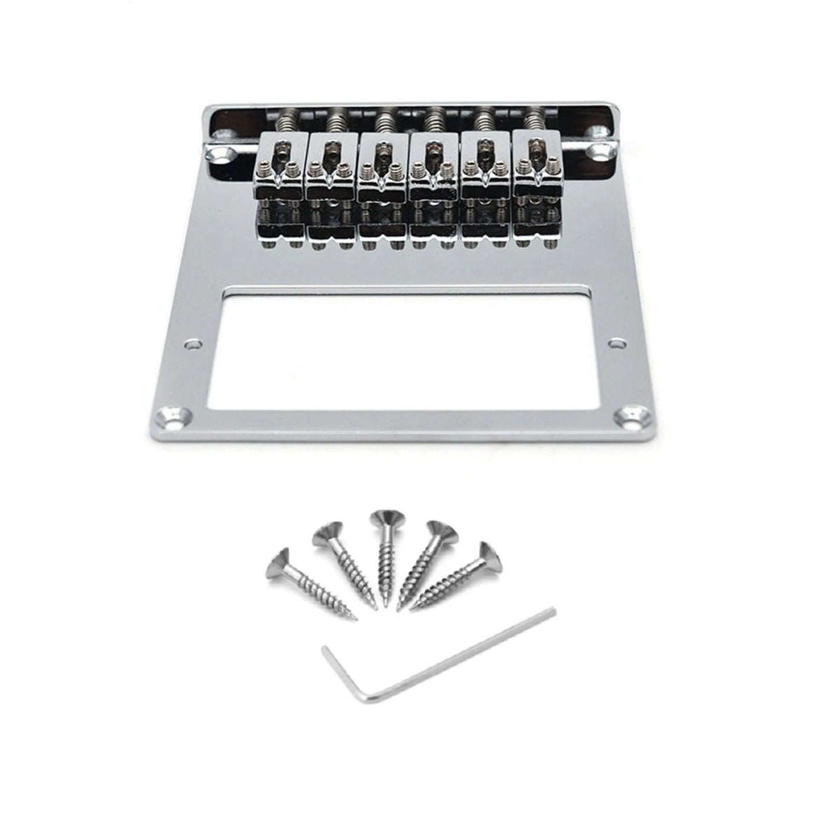 Durable 6 String Hardtail Bridge With Wrench Screws For Tele Telecaster Guitar