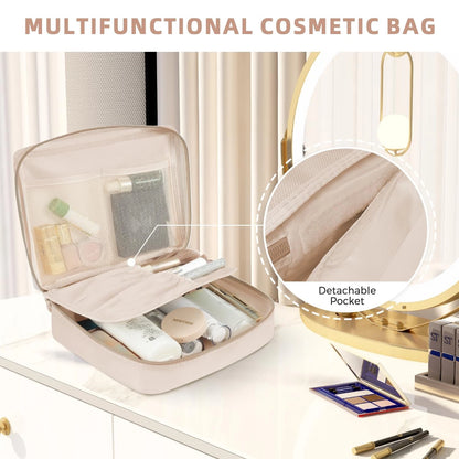 BAGAIL 8 Set Packing Cubes Luggage Organizers for Travel 8 Set, Cream