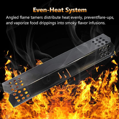 Adce Replacement Parts for Nexgrill 720-0925P 4-Burner, Black, Silver