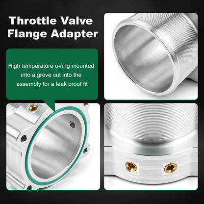 Intake Throttle Valve Upgrade Flange Adapter For L5P L5D 6.6L 2017-2019