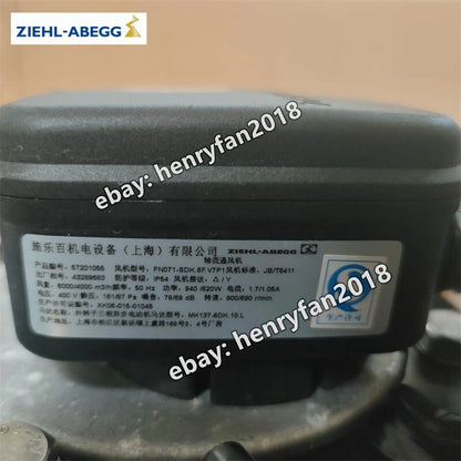 ZIEHL-ABEGG FN071-SDK.6F.V7P1 Axial Fan 400V 940/620W IP54 Air Conditioning Fan