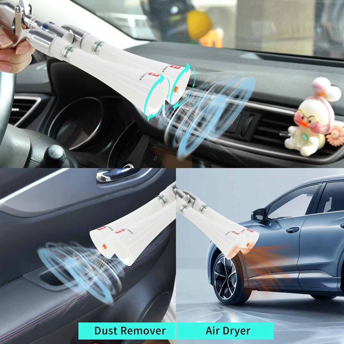 GOCCIDA Tornado Car Cleaning Gun Interior Dust Cleaner Blower