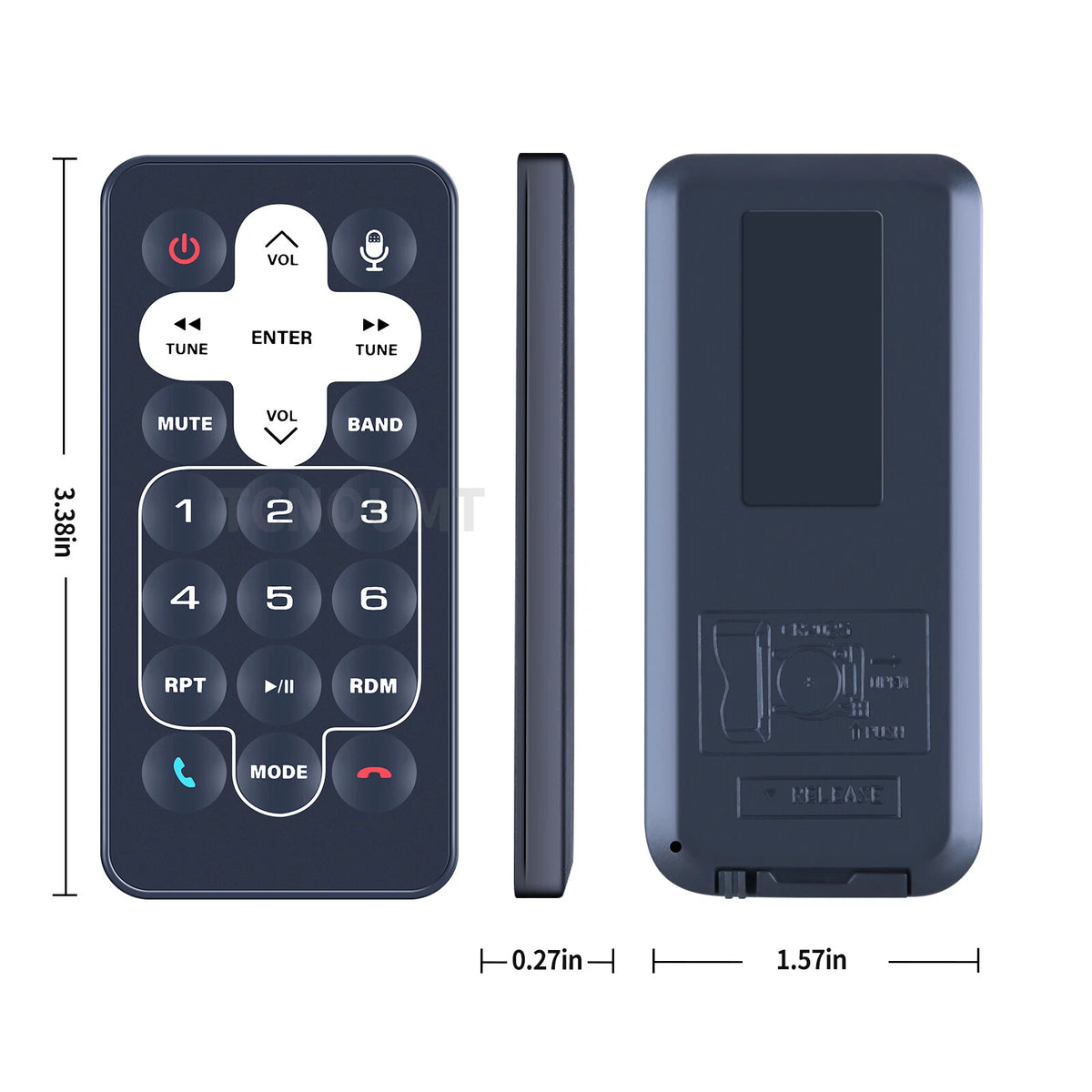 Wireless Remote Control For Dual AVM2207S,XDCPA10BT,XDCPA11BT,DMCPA70,DMCPA70BT