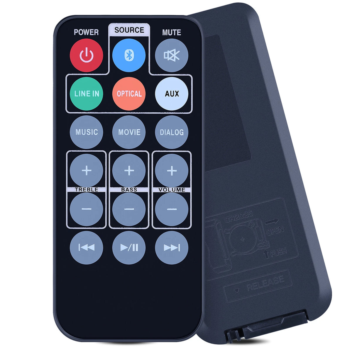 Replacement Remote Control For Ilive V859-04 ITB284B Soundbar Audio System