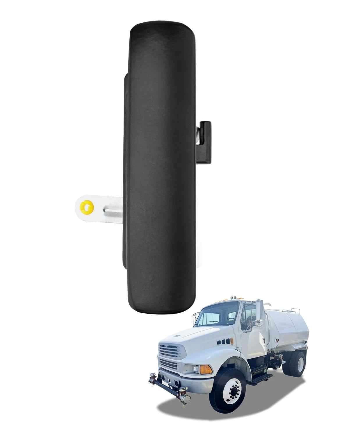 Driver Door Handle, Compatible with 2000-2009 Sterling Truck Acterra Black